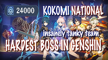 Energy Amplifier Day 3 - Kokomi National Team 8000 Points Full Clear | Genshin Impact