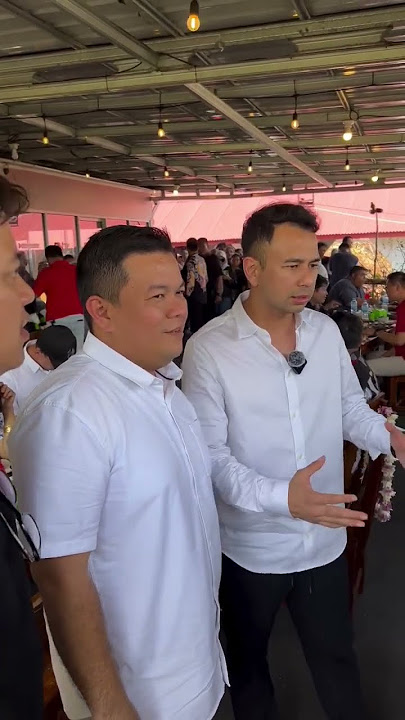Raffi Ahmad bersama Arbi Leo Berkomitmen membangun BANGKA #bangka #raffiahmad