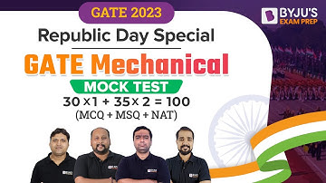 GATE 2023 Mock Test | Mechanical Engineering (ME) Free Mock Test | BYJU