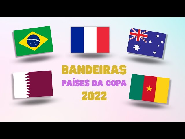 Você manja das bandeiras dos países da Copa do Mundo?