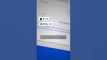 ⚡ QUICKLY⚡  turn text into a hyperlink with THIS SHORTCUT. ✋Pasting full URLs TODAY! #shorts