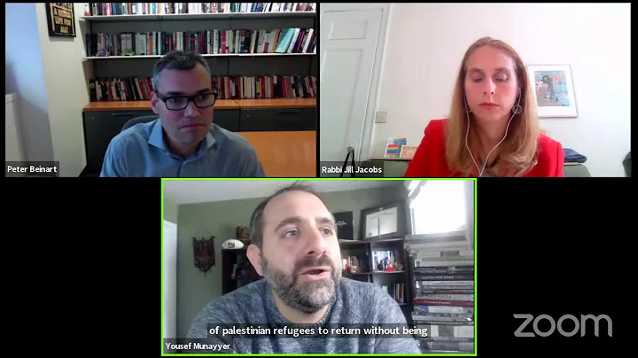Peter Beinart, Rabbi Jill Jacobs and Yousef Munayy...