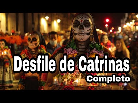 Asi fue el "Desfile de Catrinas" en Ciudad de México (Desfile completo)
