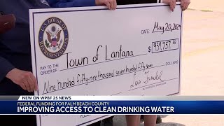 Lantana receives almost $1 million from federal government to replace aging water pipes