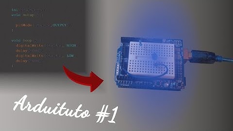 COMMENT FAIRE CLIGNOTER UNE LED AVEC UN ARDUINO  #Arduituto 1