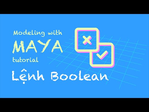 Boolean - Maya