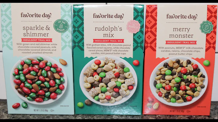 Favorite Day (Target) Indulgent Trail Mix: Sparkle & Shimmer, Rudolphs Mix, Merry Monster Review