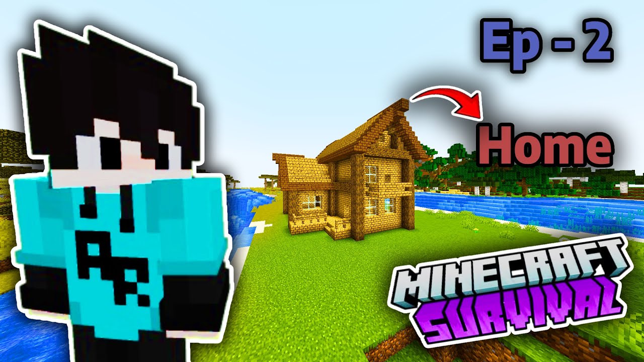 Making My New House in My Survival world | Survival Series | Ep 2 ...