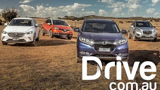 Mazda CX-3 v Renault Captur v Holden Trax v Honda HR-V | Drive.com.au