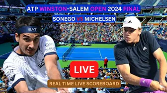 Lorenzo Sonego Vs Alex Michelsen LIVE Score UPDATE Tennis 2024 ATP Winston-Salem Open Final LIVE thumbnail