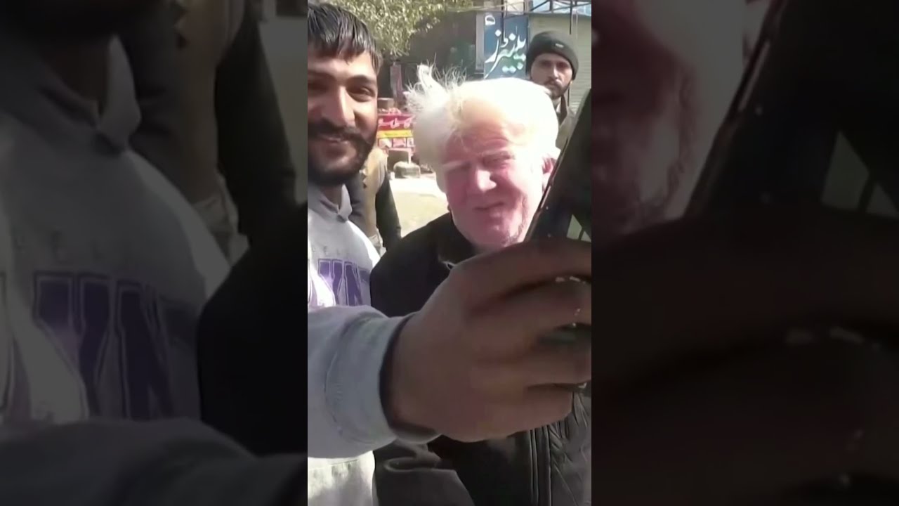 Pakistani Man Who Looks Like Trump Finds Local Fame