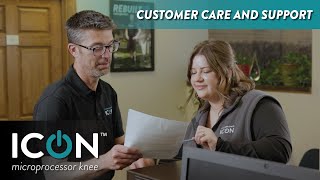 Icon Microprocessor Knee: Customer Support