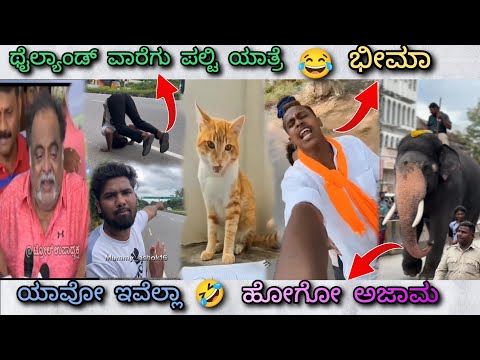 ಇಲ್ಲಿಂದ ಥೈಲ್ಯಾಂಡ್ ವರೆಗು ಪಲ್ಟಿ ಯಾತ್ರೆ 🤣 || ಅಮುಕು ಡುಮುಕು 😂 || Trend in ಕನ್ನಡ 