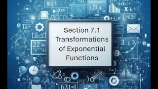 7 1 Transformations of Exponential Functions
