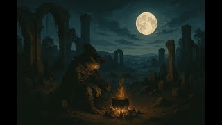 Peaceful Medieval Campfire Ambience 🌙 Fantasy Music for Sleep, Study & RPG