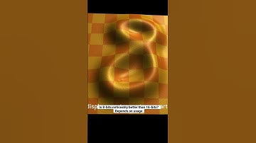 8-bits vs 16-bits. Is there a difference? Maybe not in photos, but displacement maps show it #shorts