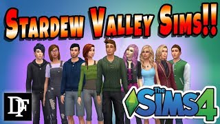 Stardew Valley Sims!! - The Sims 4