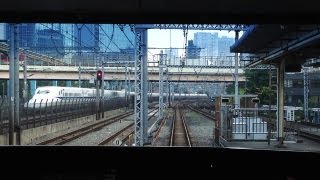 Tokyo View from the Drivers Cabin of a Train [iPhone 4S/HD]