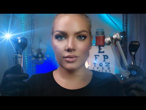 ASMR Emergency Ear Exam, Otoscope, Unclogging, Ear Cleaning, Rinsing, Deep Binaural Beats