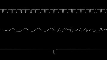 Rob Hubbard  - "Knucklebusters" (C64) oscilloscope view (Full Soundtrack, 60fps HD) *reupload*