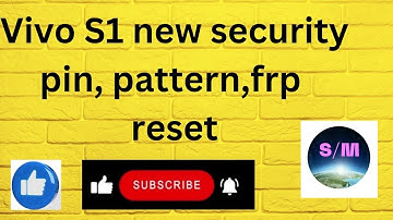 Vivo S1 new security pin,pattern & frp reset done by unlocktool