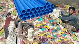 Top Recycling How Millions Junk Muck Plastic Bags Convert Into PVC Pipes