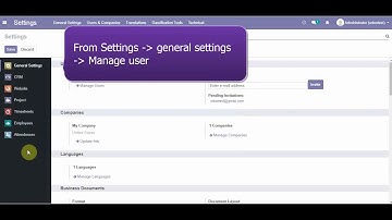 How to reset Odoo ERP user password