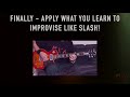 Online guitar lessons with Niko #Slash