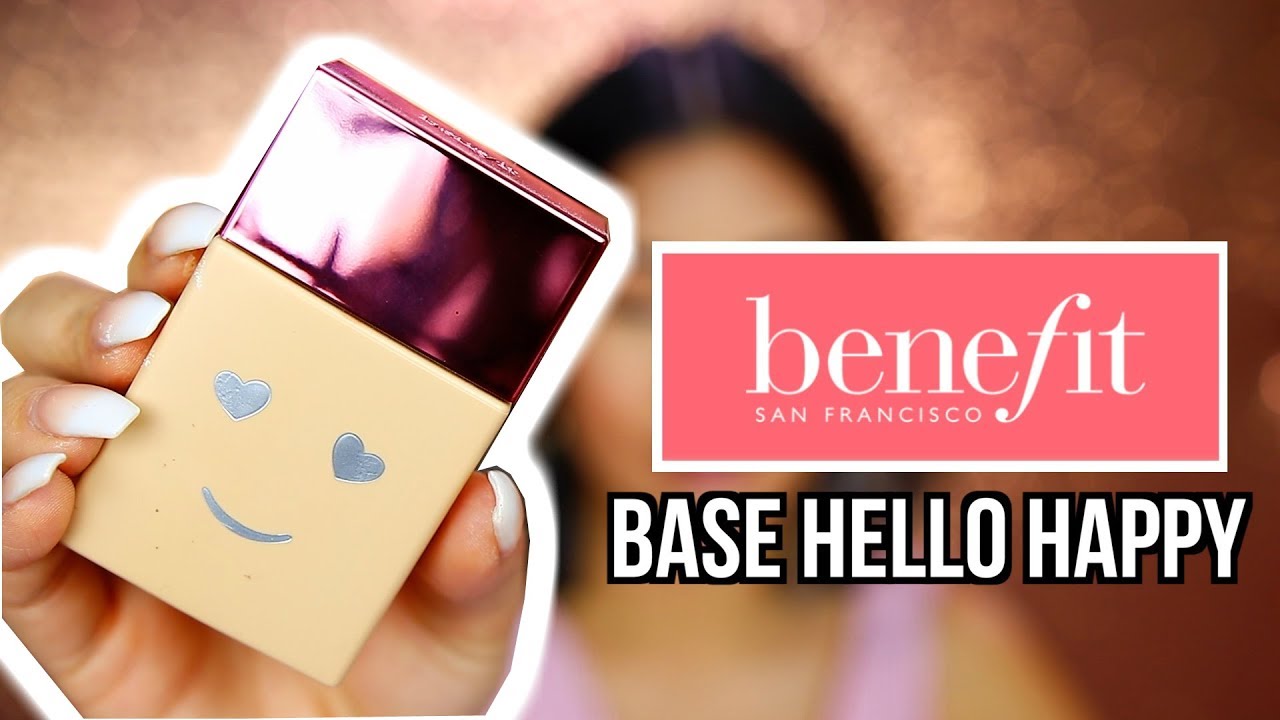 PROBANDO LA NUEVA BASE DE BENEFIT COSMETICS "HELLO HAPPY SOFT BLUR" | Carol Chang