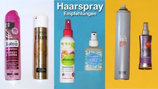 Haarspray Empfehlungen und ein paar Tipps und Tricks