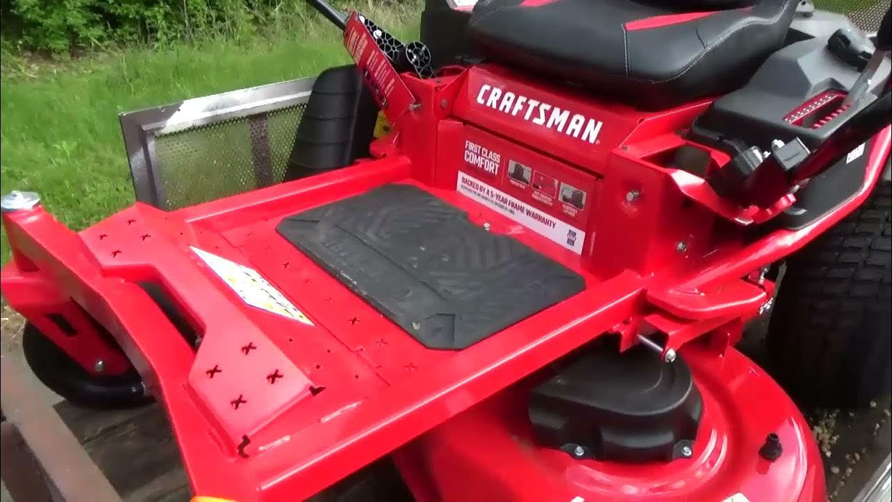 Craftsman Z5400 zero turn mower - YouTube
