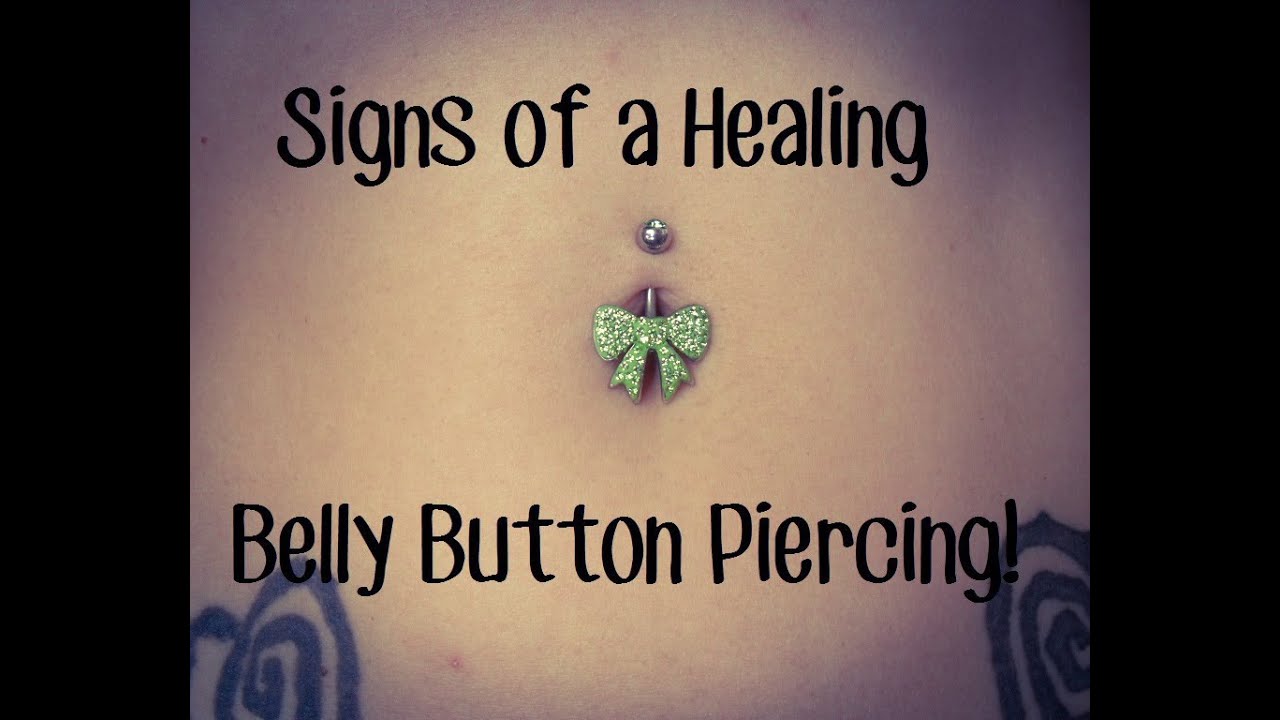 Signs of a Belly Button Piercing. - YouTube