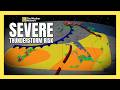 Severe thunderstorm forecast for parts of Manitoba and Northwestern Ontario | #forecast