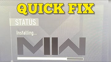 STATUS INSTALLING MULTIPLAYER FIX! ( Works 100% Of The Time ) MW2 Status Installing Stuck