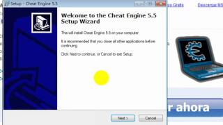 como descargar instalar cheat engine 55.