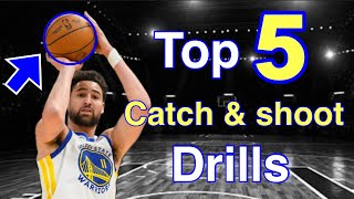 5 MUST DO CATCH AND SHOOT BASKETBALL DRILLS! * Catch and shoot HALL OF FAME