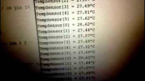 6x DS18B20 Temperature Sensors shared on single 1-Wire bus (using Arduino Uno)