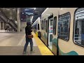 Sound Transit Link Light Rail Late Morning Rush Action @ Roosevelt 5/8/22