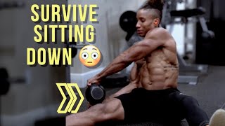 You’re allowed to sit down for this entire #6packworkout ,  The problem is… you have to survive it.😭