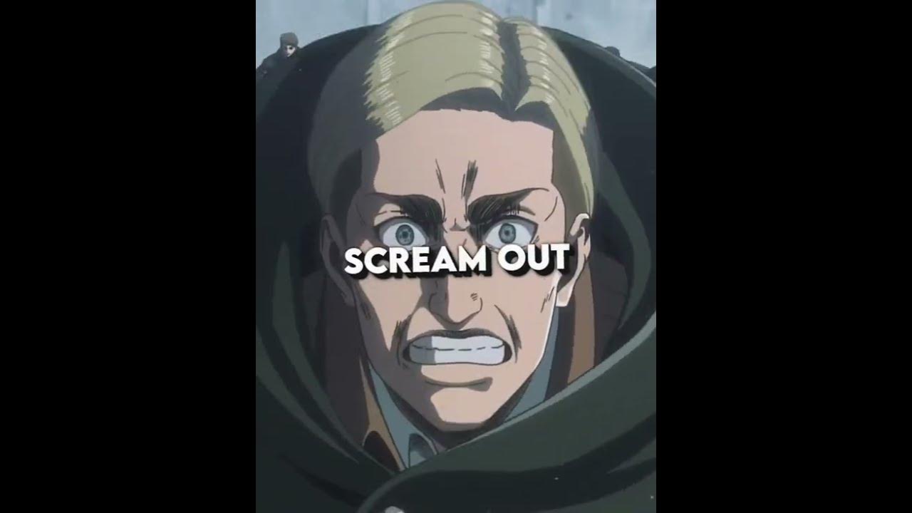 Attack on Titan, Erwin speech - YouTube
