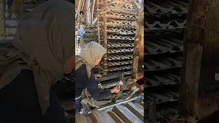 Master Craftsmen Making Clay Roof Tiles the Old-Fashioned Way #trending #woodworking #rooftile #wood