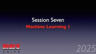 HC2025-S7: Machine Learning 1