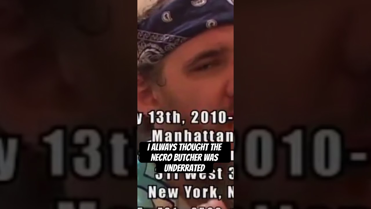 The Necro Butcher wasn’t the best wrestler, but his promo ability was pretty great 