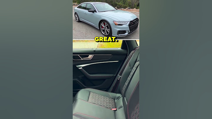 2023 Audi S6 Back Seat Features #shorts