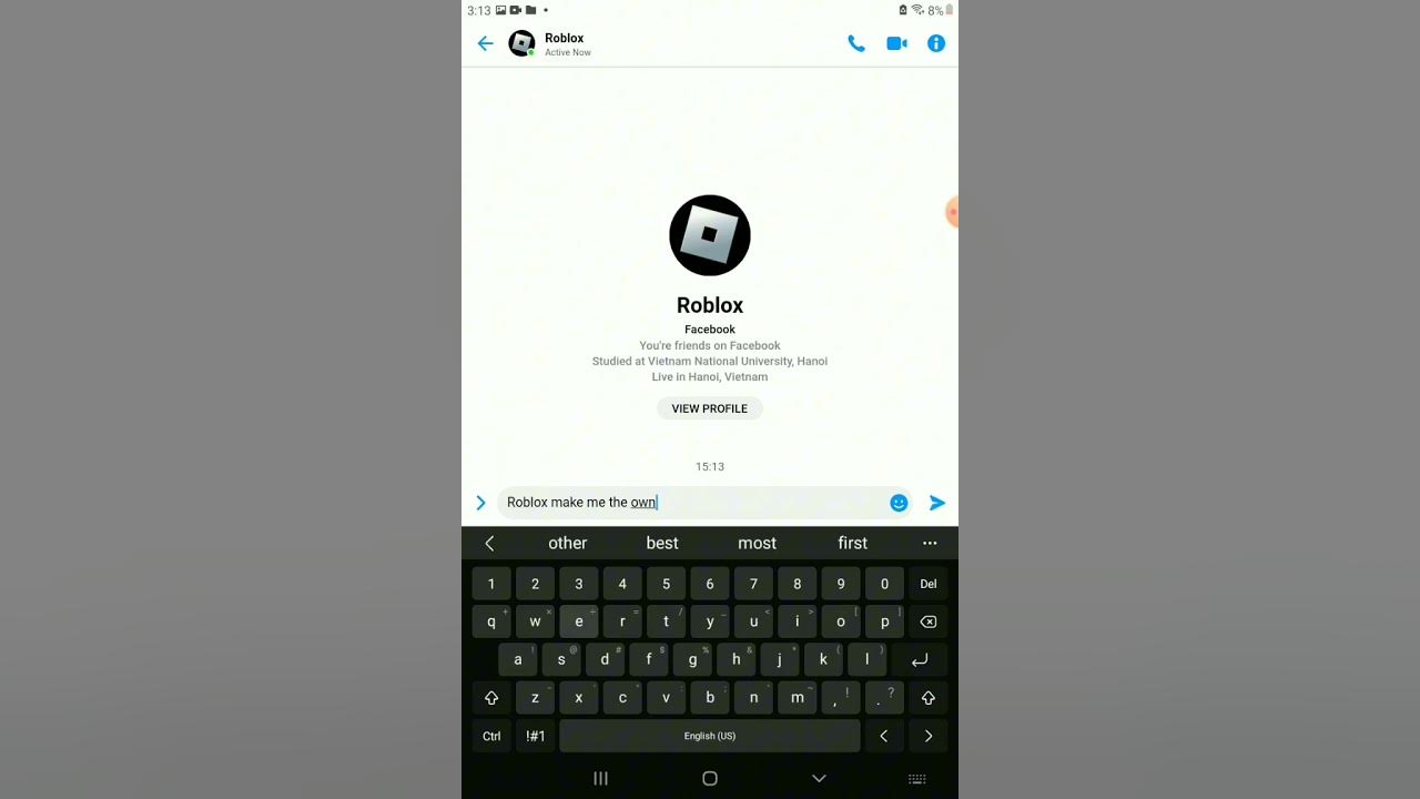 texting @Roblox - YouTube