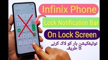 Infinix Lock Screen Par Notification Panel Kaise Disable Kare | 2025 Setting