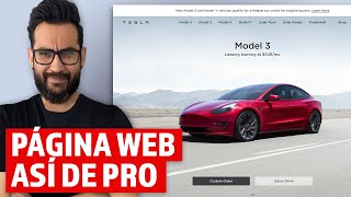 Diseñando la página web de Tesla con Wordpress y Elementor PRO  Muy fácil