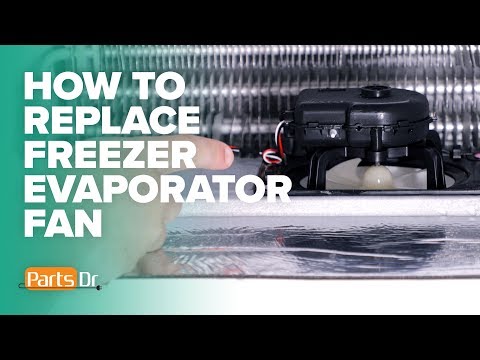 How to replace Samsung freezer evaporator fan motor part ...