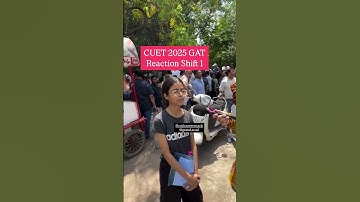 CUET GAT Reaction | General Aptitude Test | First Video | 13 May Shift 1 #cuet 2025
