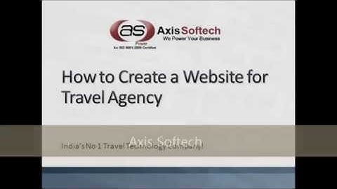 Travel Website Designing, Travel Agency Website Design - Axis Softech